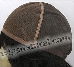 Glueless Lace Wigs, Full Hand-Tied Lace Front Wigs, Indian remy hair, style WNGL-BodyCurl-1B-22, Custom