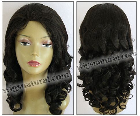 Glueless Lace Wigs, Full Hand-Tied Lace Front Wigs, Indian remy hair, style WNGL-BodyCurl-1B-26, Custom Glueless Lace Wigs, Full Hand-Tied Lace Front Wigs, Indian remy hair, style WNGL-BodyCurl-1B-26, Custom