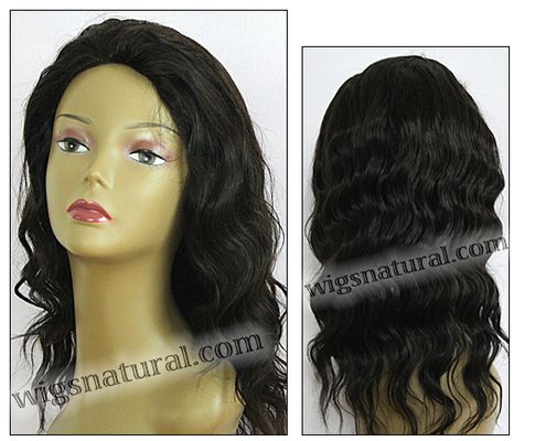 Glueless Lace Wigs, Full Hand-Tied Lace Front Wigs, Indian remy hair, style WNGL-BodyWave-1B-20, Custom Glueless Lace Wigs, Full Hand-Tied Lace Front Wigs, Indian remy hair, style WNGL-BodyWave-1B-20, Custom