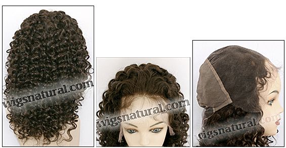 Glueless Lace Wigs, Full Hand-Tied Lace Front Wigs, Indian remy hair, style WNGL-spiralCurl-3-24, Custom Glueless Lace Wigs, Full Hand-Tied Lace Front Wigs, Indian remy hair, style WNGL-spiralCurl-3-24, Custom