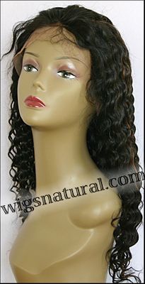 Glueless Lace Wigs, Full Hand-Tied Lace Front Wigs, Indian remy hair, style WNGL-VeryWavy-30HL1B-24, Custom Glueless Lace Wigs, Full Hand-Tied Lace Front Wigs, Indian remy hair, style WNGL-VeryWavy-30HL1B-24, Custom