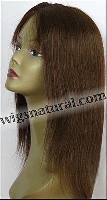 Glueless Lace Wigs, Full Hand-Tied Lace Front Wigs, Indian remy hair, style WNGL-Yaki-4-18, Custom Glueless Lace Wigs, Full Hand-Tied Lace Front Wigs, Indian remy hair, style WNGL-Yaki-4-18, Custom