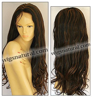 Glueless Lace Wigs, Full Hand-Tied Lace Front Wigs, Indian remy hair, style WNGST-wavy-30HL4-32, Custom
