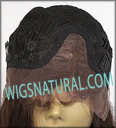 HRH-Lace Front Wig LOOSE DEEP, Sister Remy Human Hair Wig, Wet Wavy - Heat Straight, Color shown #4