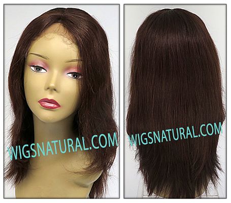 HRH-Lace Front Wig LOOSE DEEP, Sister Remy Human Hair Wig, Wet Wavy - Heat Straight, Color shown #2
