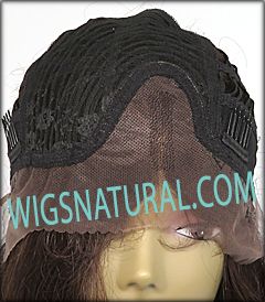 HRH-Lace Front Wig LOOSE DEEP, Sister Remy Human Hair Wig, Wet Wavy - Heat Straight, Color shown #2