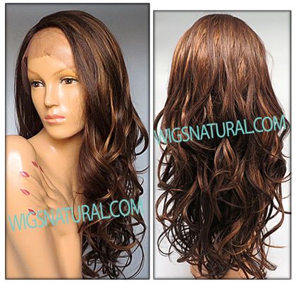 Human Hair Blend Lace Front Wig HBL SELENA, LOVE IT wig collection, Color Shown P27.4.30