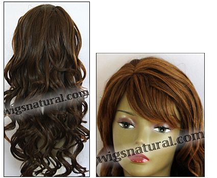 Human hair blend wig HB CREATIVE, SEPIA Love it wig collection, color H27/4/30 Human hair blend wig HB CREATIVE, SEPIA Love it wig collection, color H27/4/30