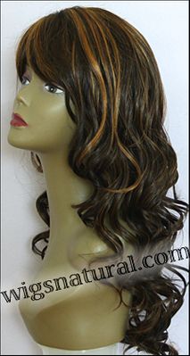 Human hair blend wig HB CREATIVE, SEPIA Love it wig collection, color P4/27