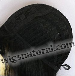 Human hair blend wig HB MELINDA, SEPIA Love it wig collection, color 1B 