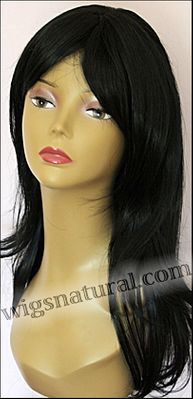Human hair blend wig HB MISTRESS, SEPIA Love it wig collection, color #1