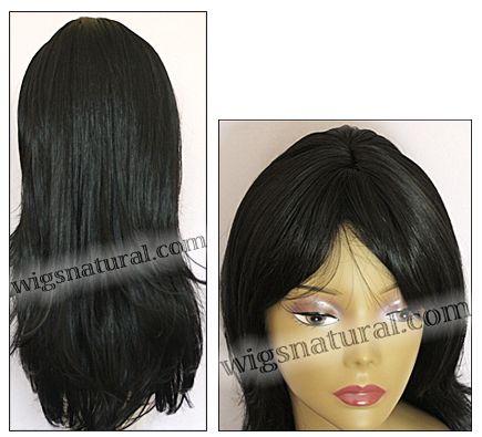 Human hair blend wig HB MISTRESS, SEPIA Love it wig collection, color 1B