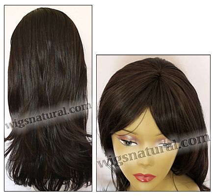 Human hair blend wig HB MISTRESS, SEPIA Love it wig collection, color #4
