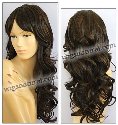 Human hair blend wig HB NEW YORK, SEPIA Love it wig collection, color MF1B/30