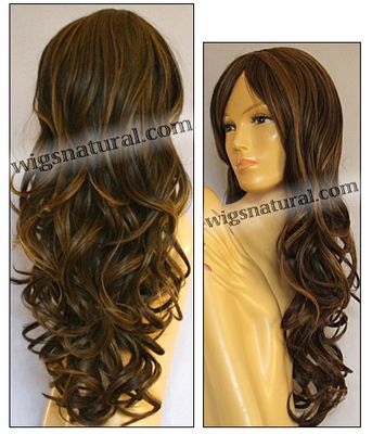Human hair blend wig HB NOELLE, SEPIA Love it wig collection, color MF4/27/30 Human hair blend wig HB NOELLE, SEPIA Love it wig collection, color MF4/27/30
