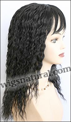 Human hair wig HH-ANDRA, color 1B, HairSense wig, Secret Collection