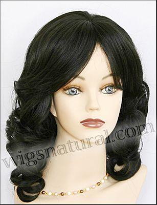 Human hair wig HH826, HairSense wig, Secret Collection, color 1B