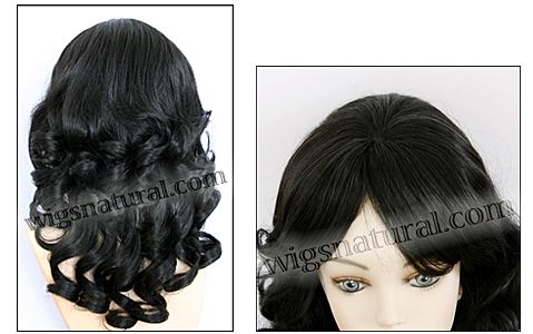 Human hair wig HH826, HairSense wig, Secret Collection, color 1B