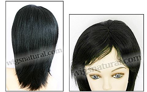 Human hair wig HH846, color #1, HairSense wig, Secret Collection