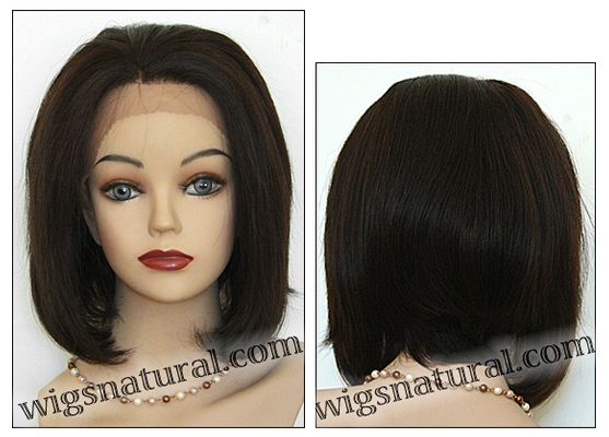 Lace Front Wig, BOBBI BOSS Front Lace Wig MHLF-A, Premium Human Hair, color #2 Lace Front Wig, BOBBI BOSS Front Lace Wig MHLF-A, Premium Human Hair, color #2
