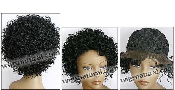 Lace Front Wig, BOBBI BOSS Front Lace wig Mura, Premium Fiber Hair, color #1