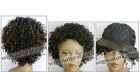Lace Front Wig, BOBBI BOSS Front Lace wig Mura, Premium Fiber Hair, color FS1B/27