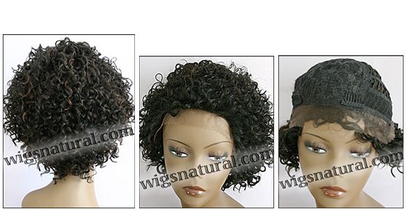 Lace Front Wig, BOBBI BOSS Front Lace wig Mura, Premium Fiber Hair, color FS1B/33