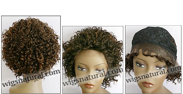 Lace Front Wig, BOBBI BOSS Front Lace wig Mura, Premium Fiber Hair, color FS4/30