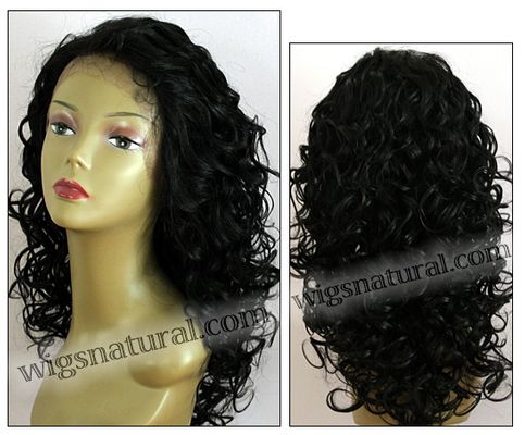 Lace front wig, BOBBI BOSS Lace Front Wig MHLF-F, Premium virgin REMY human hair, color #1 Lace front wig, BOBBI BOSS Lace Front Wig MHLF-F, Premium virgin REMY human hair, color #1