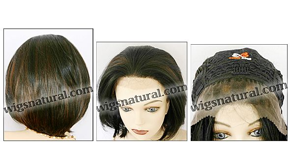 Lace Front Wig, BOBBI BOSS Premium Fiber Hair, style Front Lace Brown, color F1B/30