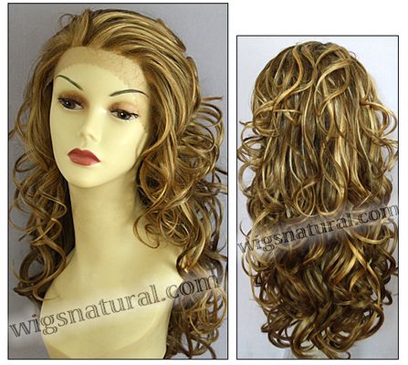 Lace Front Wig Dolled Up, Flaunt Wig Collection, color honey ginger