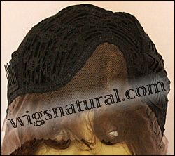 HRH-Lace Front Wig BRAZILIAN, Sister Remy Human Hair Wig, Wet Wavy - Heat Straight,  Color shown #2