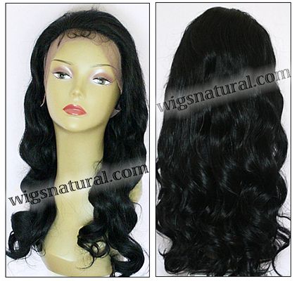 HRH-Lace Front Wig HOLLYWOOD, Sister Remy Human Hair Wig,  Color shown #1