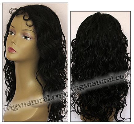 HRH-Lace Front Wig ONYX, Sister Remy human hair lace wig, color #1 HRH-Lace Front Wig ONYX, Sister Remy human hair lace wig, color #1