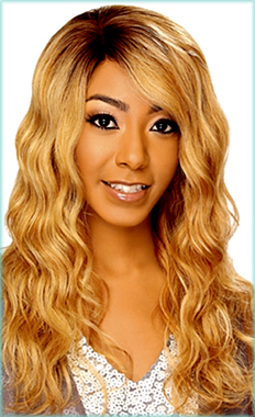 HRH-Lace Front Wig ONYX, Sister Remy Human Hair Wig