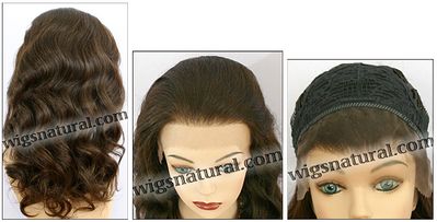 Lace Front Wig, Premier Human Hair, wig style HH.LACE/PAULA, color #4