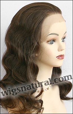 Lace Front Wig, Premier Human Hair, wig style HH.LACE/PAULA, color #4