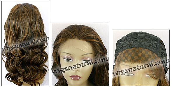 Lace front wig, Zury Human hair blend wig, style HQ-Lace Wig Lydia, color F1B/30 Lace front wig, Zury Human hair blend wig, style HQ-Lace Wig Lydia, color F1B/30