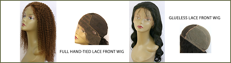Full Lace Front & Glueless Wigs