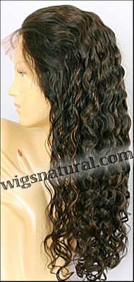 Lace front wigs full hand-tied, Glueless lace wigs, Indian remy hair, style WNLF-BodyCurl-30HL2-26, Custom Lace front wigs full hand-tied, Glueless lace wigs, Indian remy hair, style WNLF-BodyCurl-30HL2-26, Custom