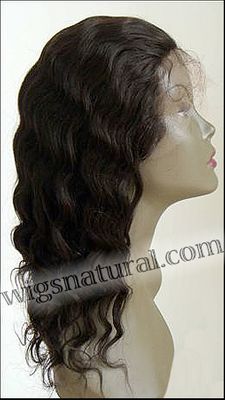 Lace front wigs full hand-tied, Glueless lace wigs, Indian remy hair, style WNLF-BodyWave-2-18, Custom Lace front wigs full hand-tied, Glueless lace wigs, Indian remy hair, style WNLF-BodyWave-2-18, Custom