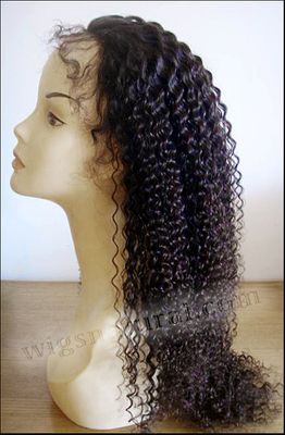Lace front wigs full hand-tied, Glueless lace wigs, Indian remy hair, style WNLF-LW-06, Custom