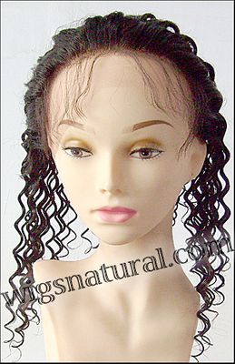 Lace Frontal, Indian Remy hair, WN-Frontal-DeepWave, custom