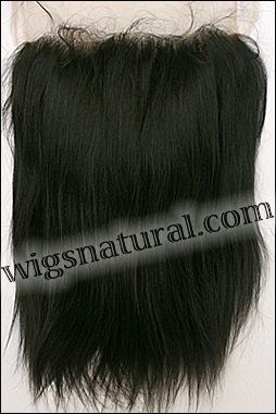 Lace Frontal, Remy hair, WN-Frontal-YakiStraight, custom