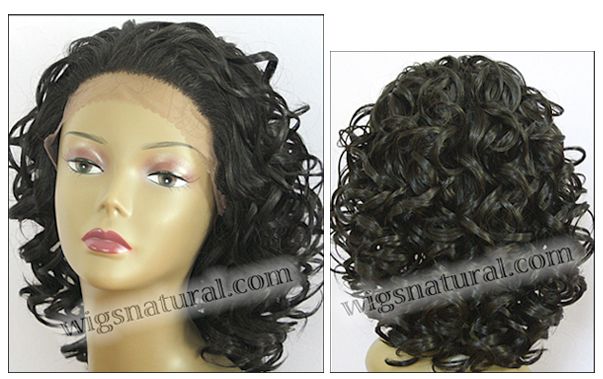 LACE WIG CH-RHEA, Sister Chiffon Double Lace Front Wig, Remy fiber lace front wig, color #2 LACE WIG CH-RHEA, Sister Chiffon Double Lace Front Wig, Remy fiber lace front wig, color #2