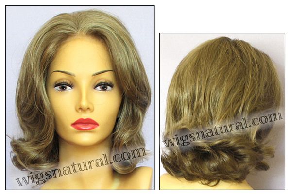 Large cap Envy lace front wig Jade, color shown mocha frost