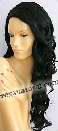 Monofilament wig, BOBBI BOSS Lace mono top wig Shasha, Heat-proof Synthetic hair, color shown #1 Monofilament wig, BOBBI BOSS Lace mono top wig Shasha, Heat-proof Synthetic hair, color shown #1