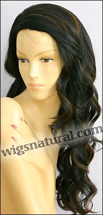 Monofilament wig, BOBBI BOSS Lace mono top wig Shasha, Heat-proof Synthetic hair, color shown FS1B/30 Monofilament wig, BOBBI BOSS Lace mono top wig Shasha, Heat-proof Synthetic hair, color shown FS1B/30