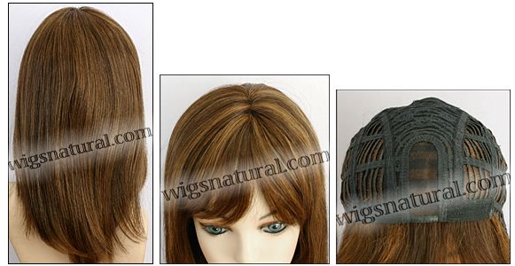 Monofilament wig, Remy hair HR-REMY For You, color F4/30, Hollywood mono wigs