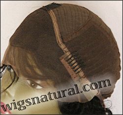 Origins Wig Deep Curl, Indian Remy human hair lace front wig, style OW-deepCurl-1B, color shown 1B